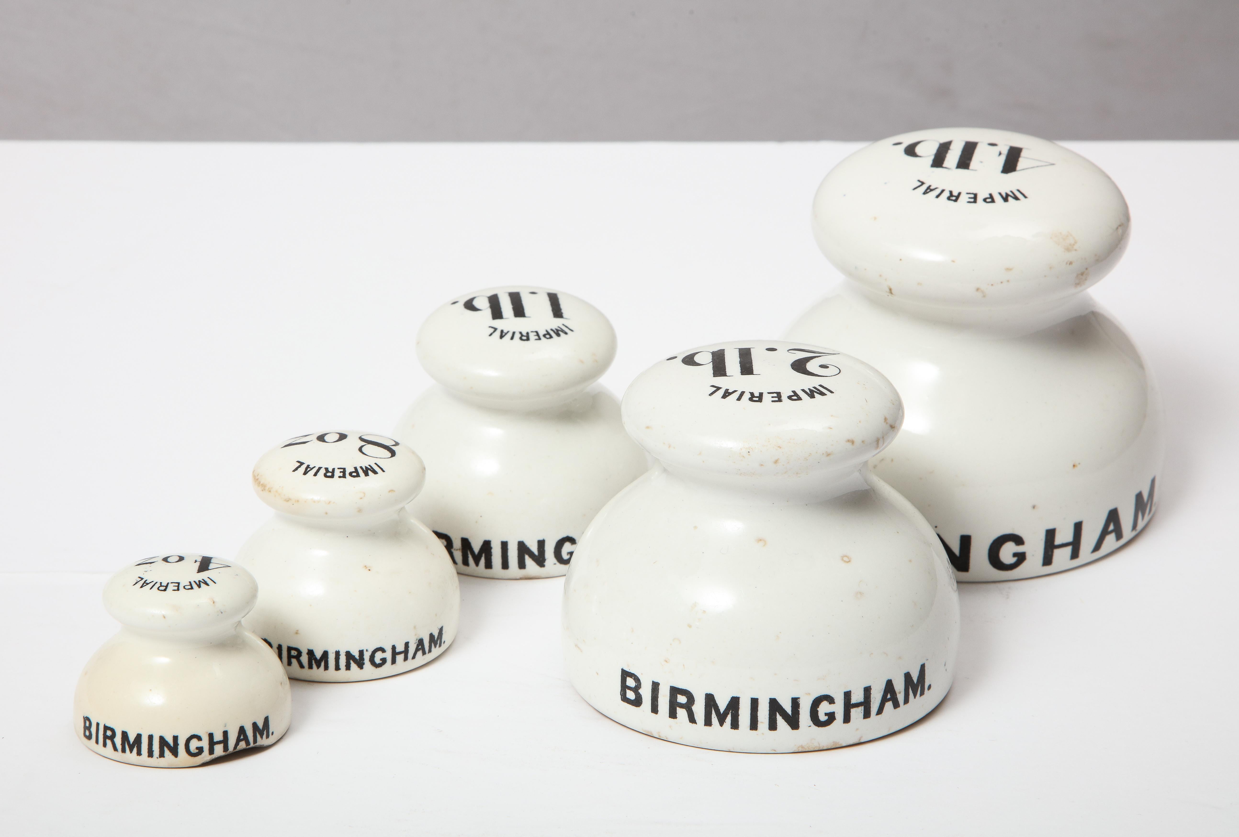 Fin du XIXe siècle Porcelaine  Acheter des poids en vente