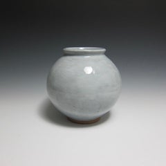 Porcelain Slipped Moon Jar by Jason Fox