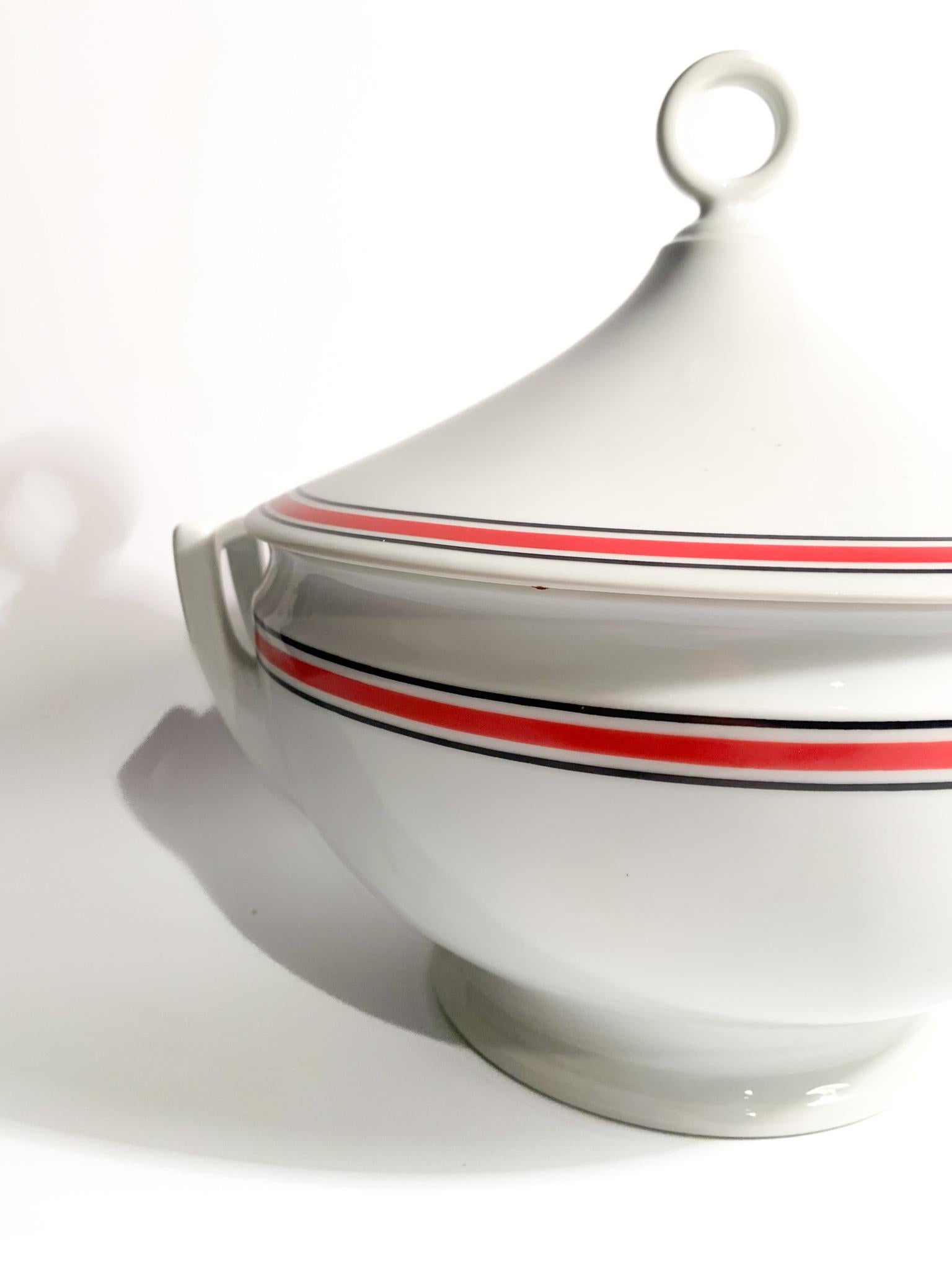 Late 20th Century Porcelain Soup Tureen by Gio Ponti for Richard Ginori, Impero Collection 1976