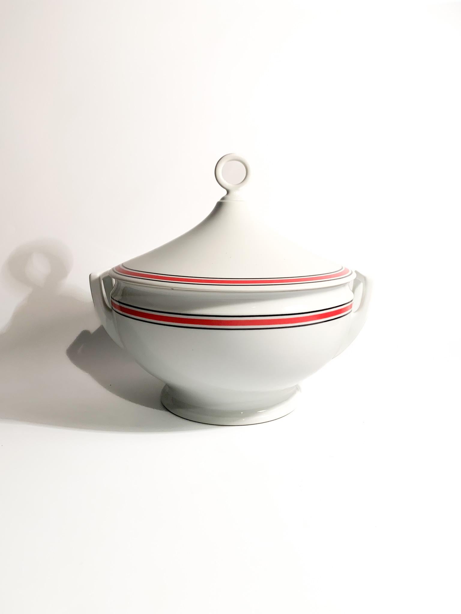 Porcelain Soup Tureen by Gio Ponti for Richard Ginori, Impero Collection 1976 2