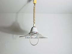 Porcelain Space Age Pendant Lamp by PAN, Germany, 1970s