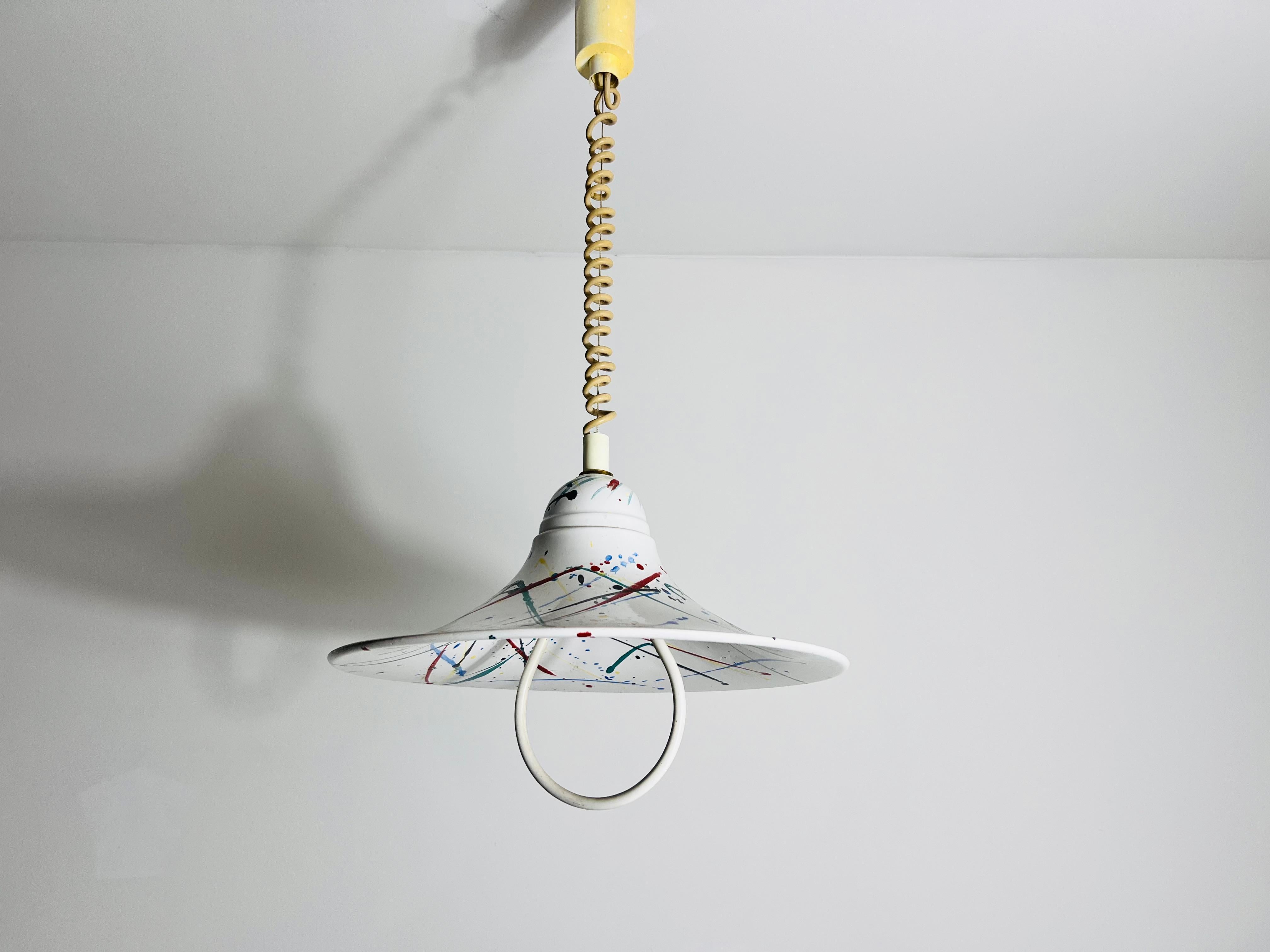 Mid-Century Modern Lampe suspendue de l'ère spatiale PAN, Allemagne, 1970 en vente
