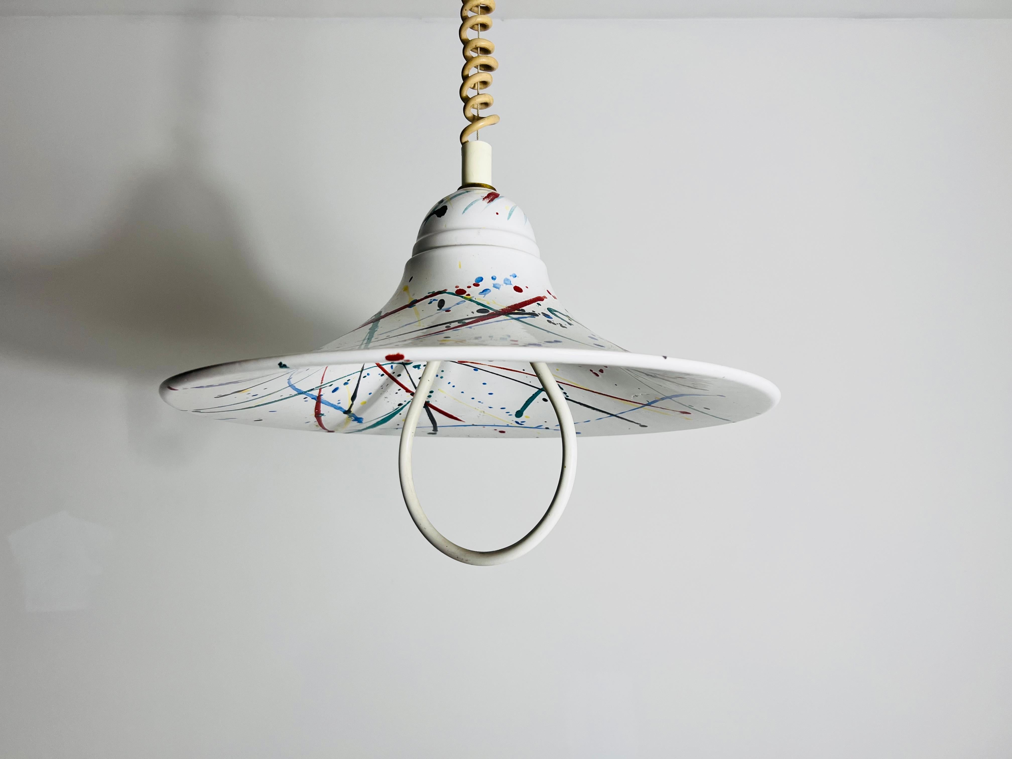 Fin du 20e siècle Lampe suspendue de l'ère spatiale PAN, Allemagne, 1970 en vente