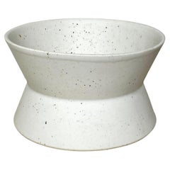 Porcelain Speckled Geometric Bowl