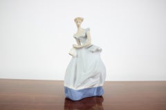 Porcelain Statue of a Woman, Royal Dux, 1960s