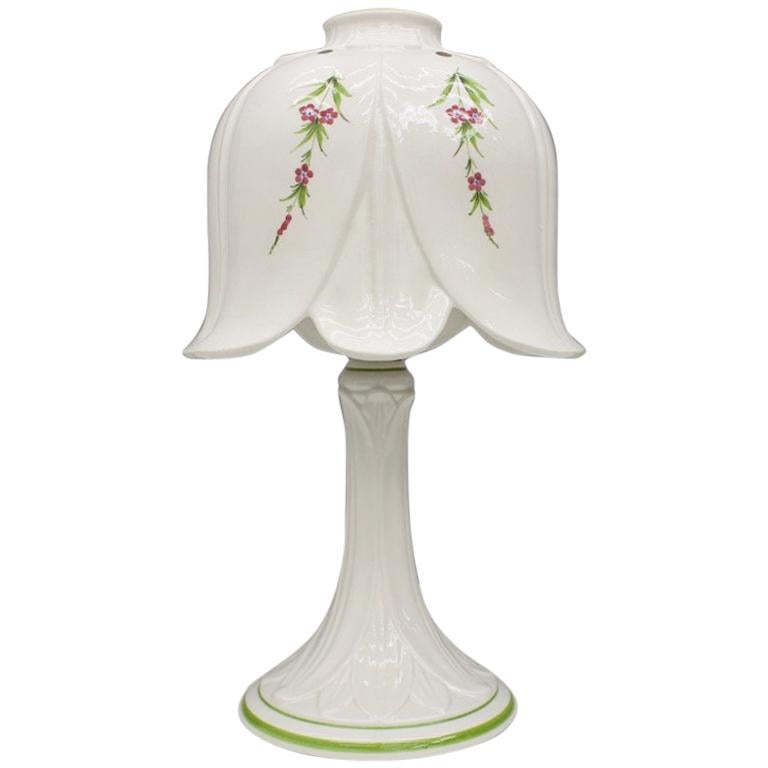 Porcelain Table Lamp by Bassano, Italy, 1960s For Sale