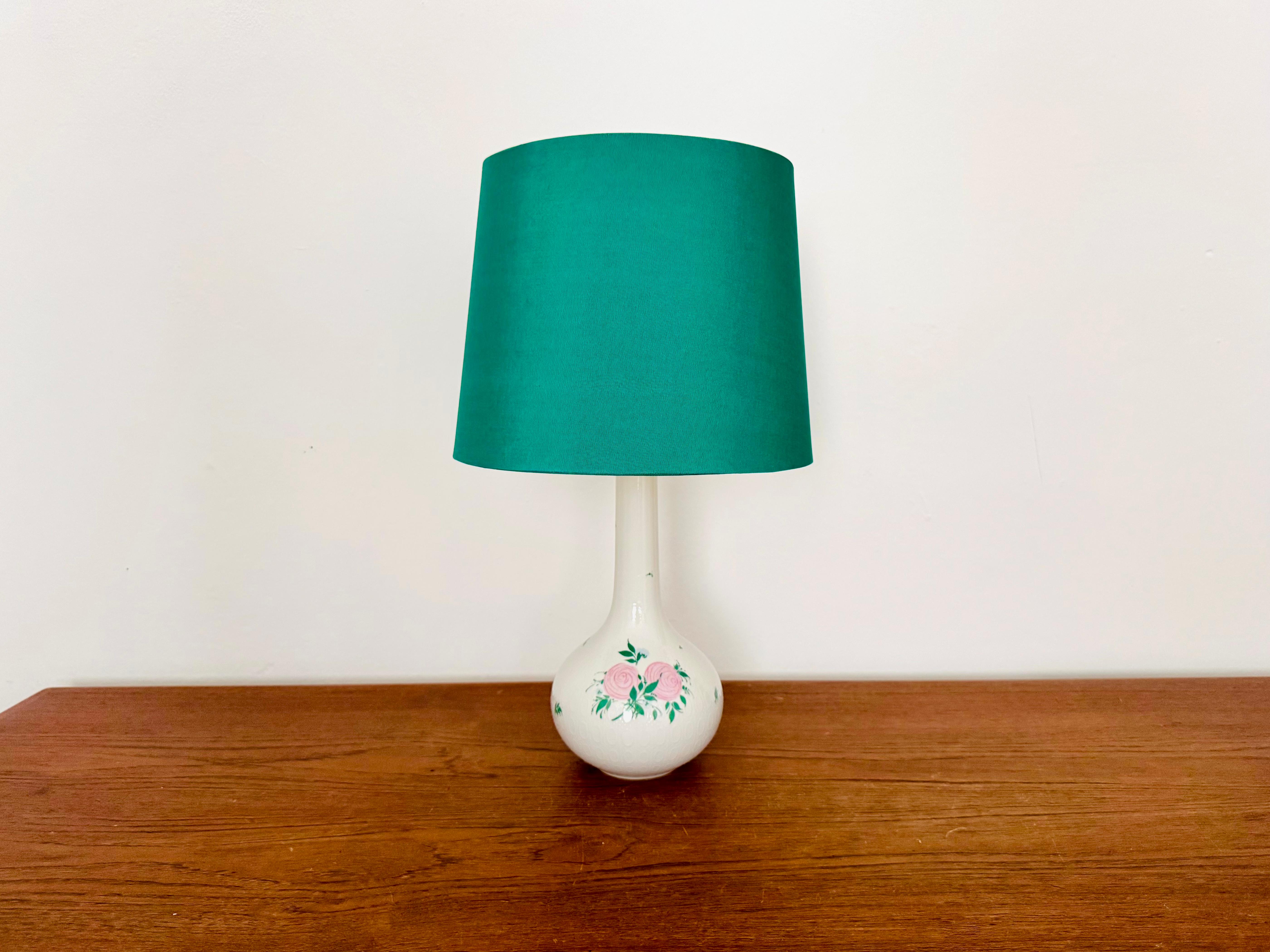 Mid-Century Modern Porcelain Table Lamp by Björn Wiinblad for Rosenthal Studio Line For Sale
