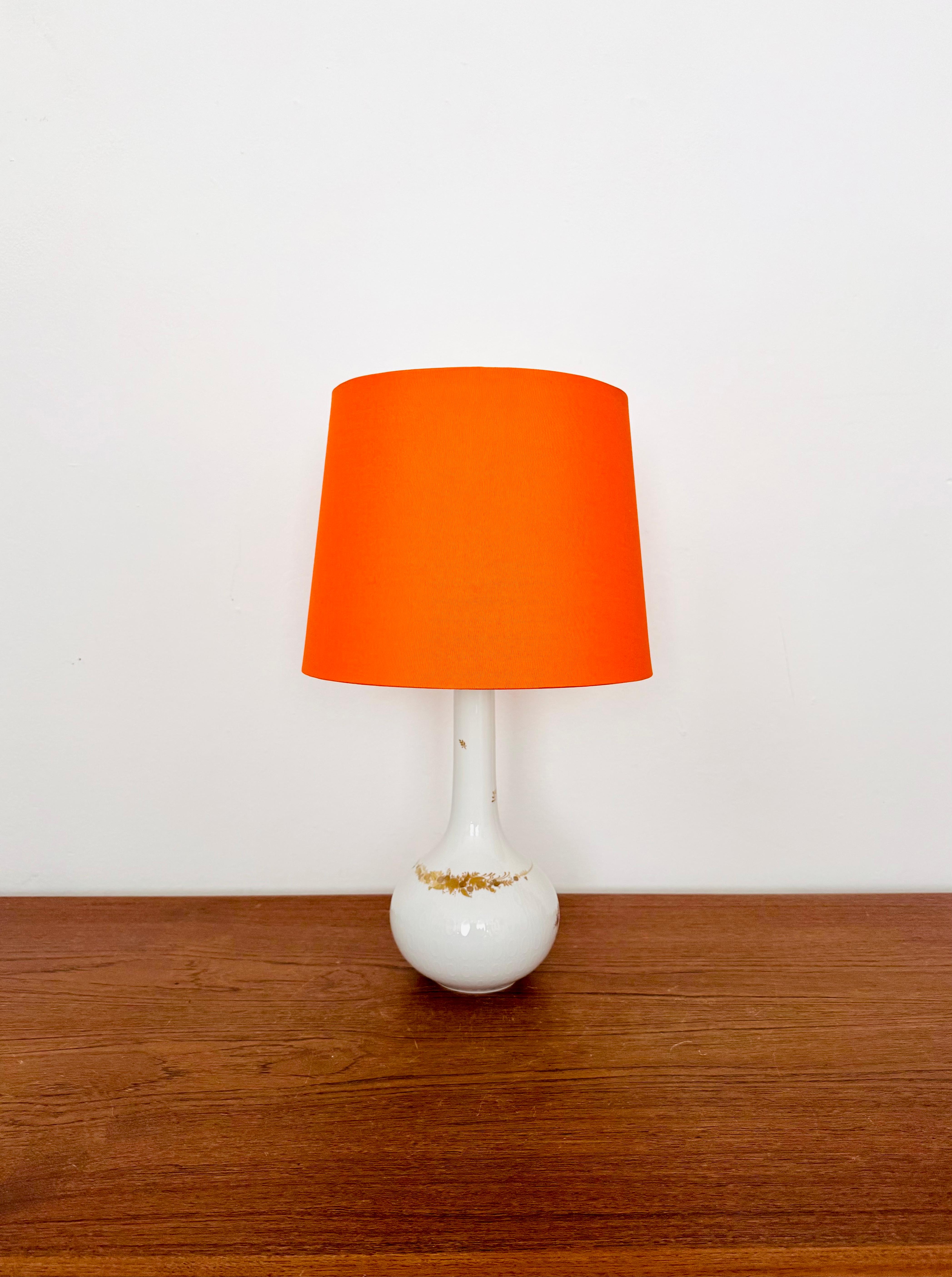 Mid-Century Modern Porcelain Table Lamp by Björn Wiinblad for Rosenthal Studio Line For Sale