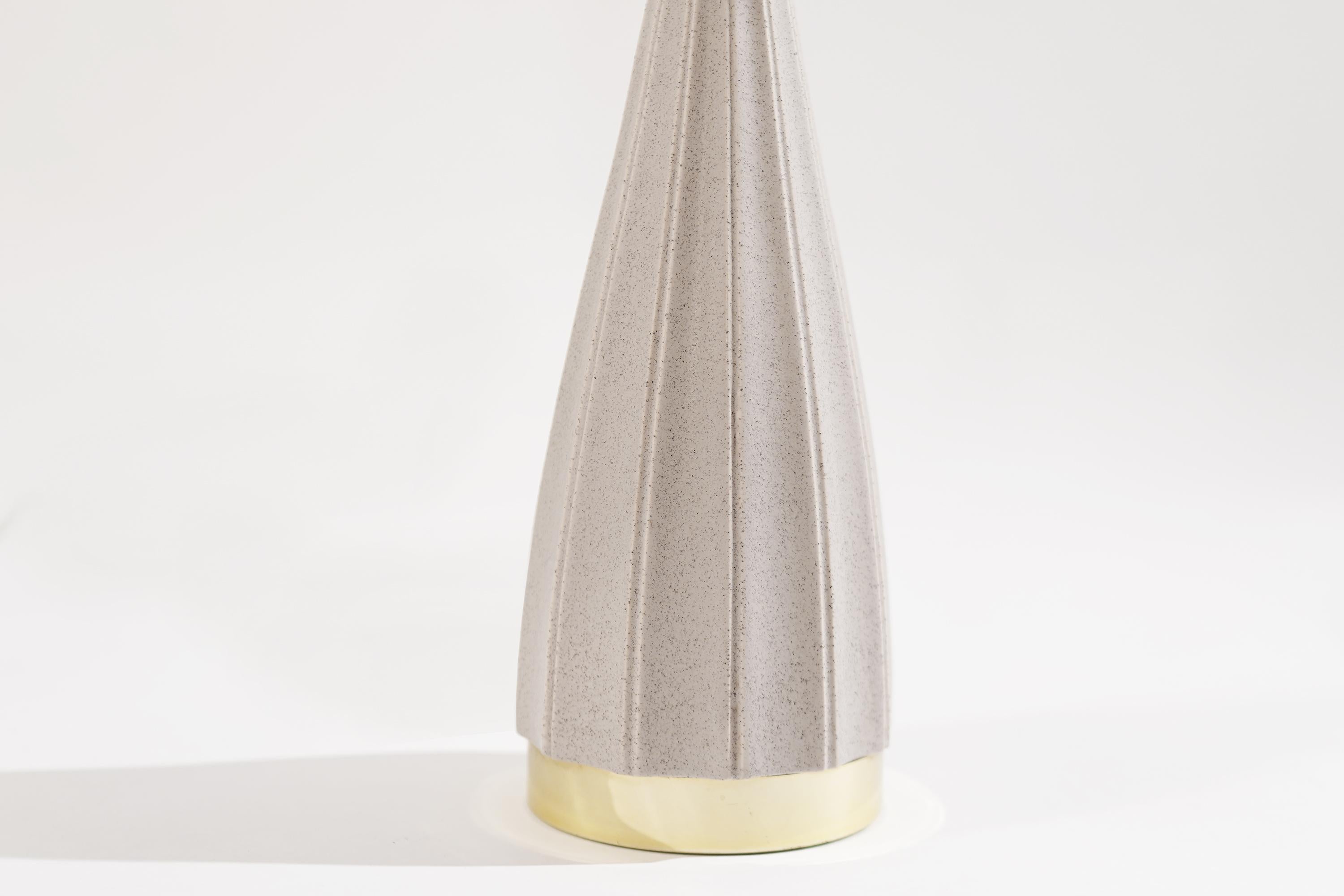 Lampe de table en porcelaine de Gerald Thurston pour Lightolier, années 1950 en vente 1