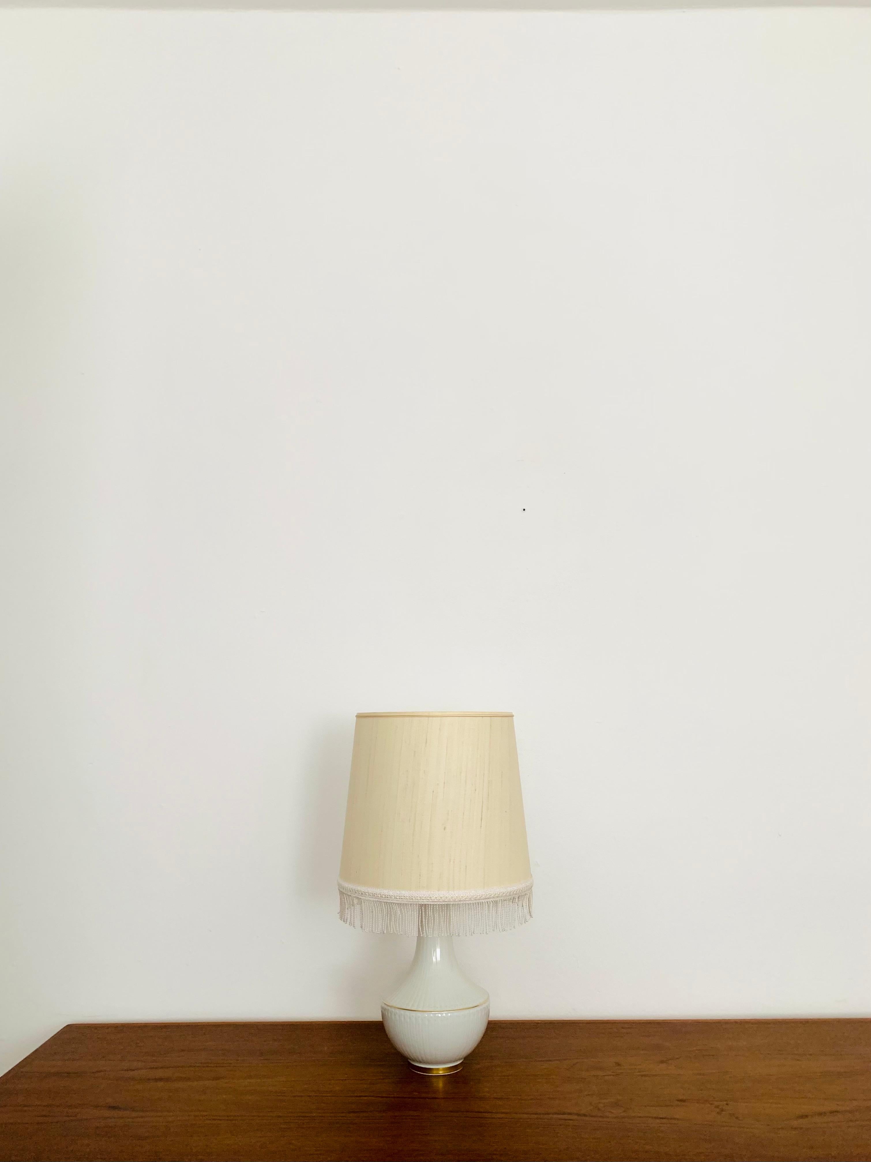German Porcelain Table Lamp by Hutschenreuther For Sale