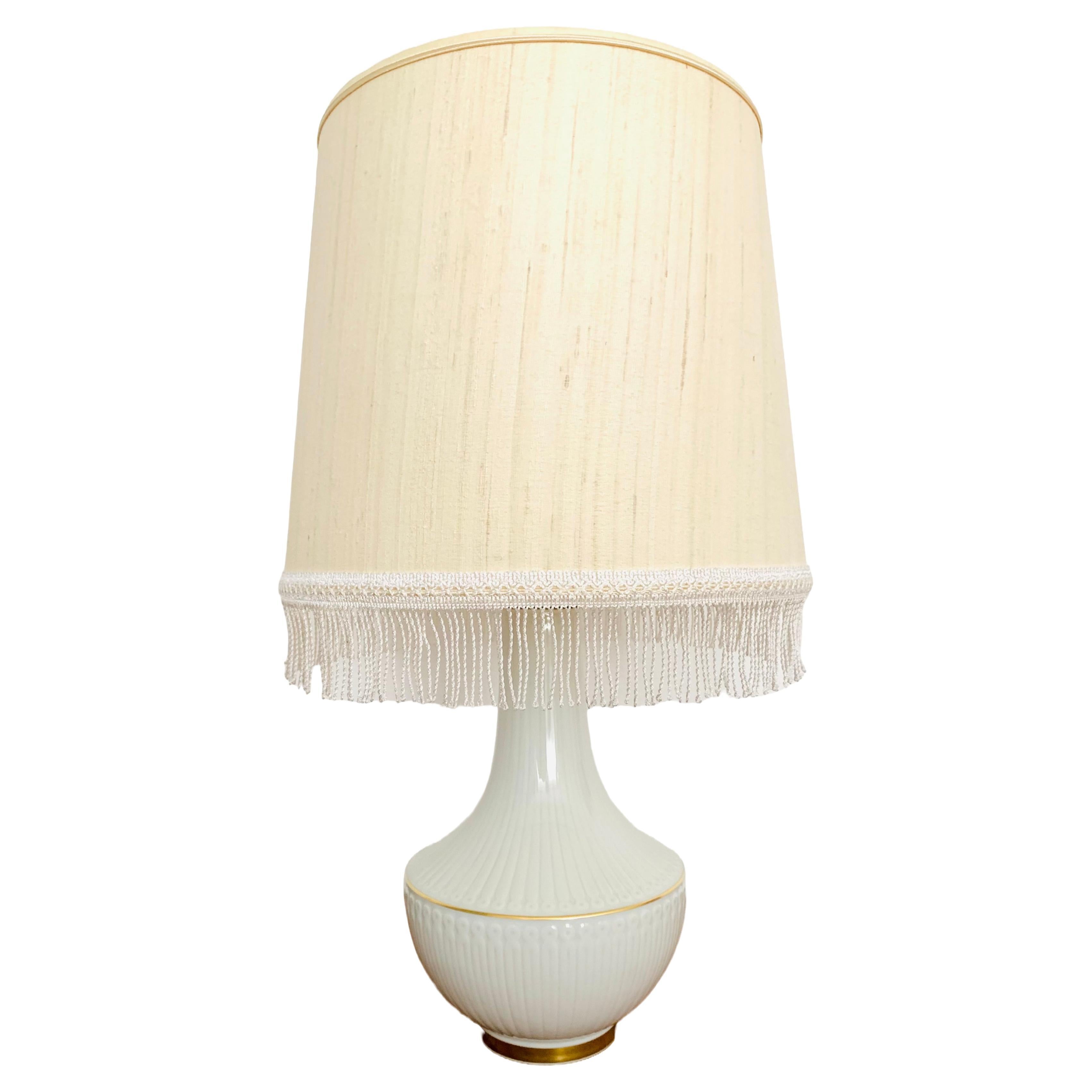 Porcelain Table Lamp by Hutschenreuther For Sale