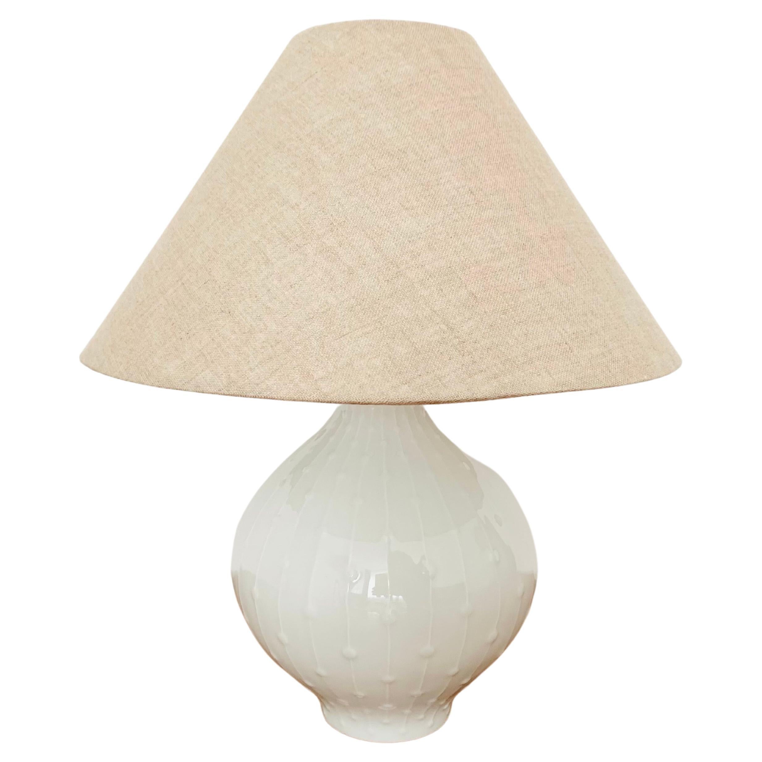 Porcelain Table Lamp by Hutschenreuther Kunstabteilung For Sale