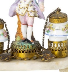 Porcelaine - Encrier de table - XIXe siècle