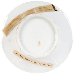 Tazza da tè in porcellana con piattino, Vieux Paris, inizio del XIX secolo