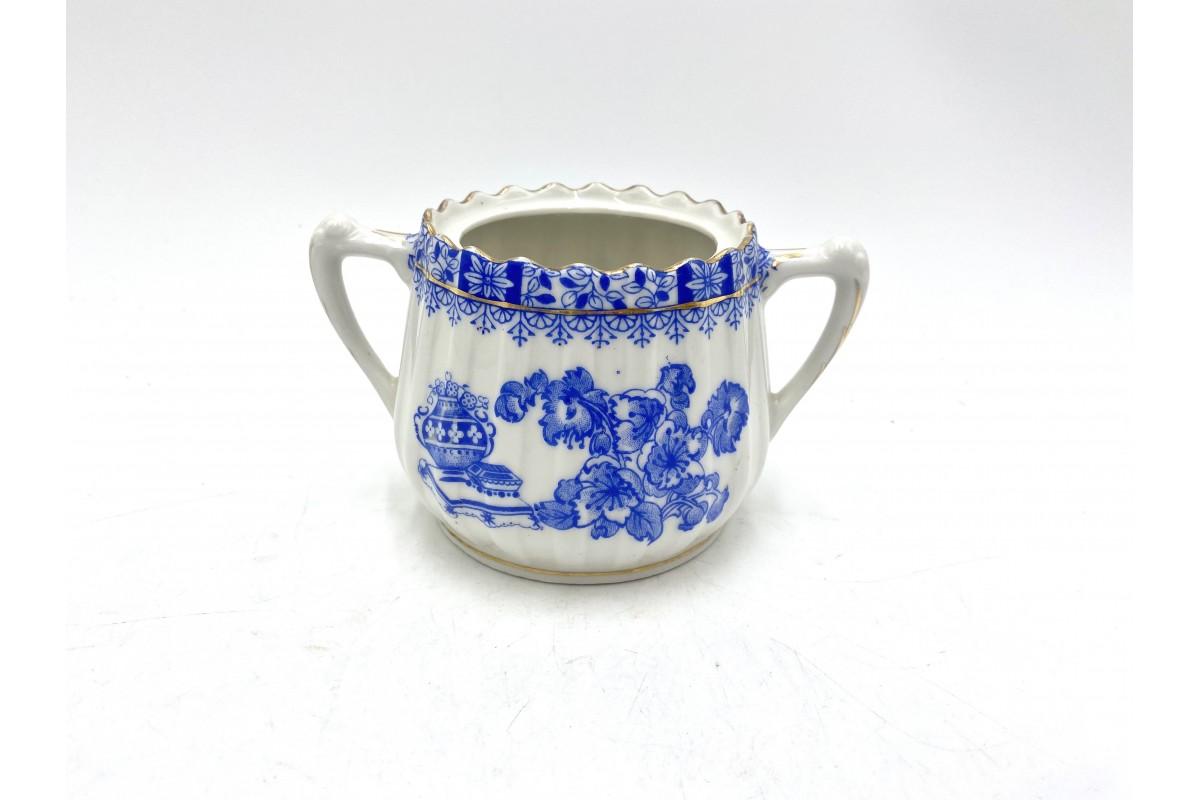 Porcelain Tea or Coffee Set, Rosslau China Blau In Good Condition For Sale In Chorzów, PL