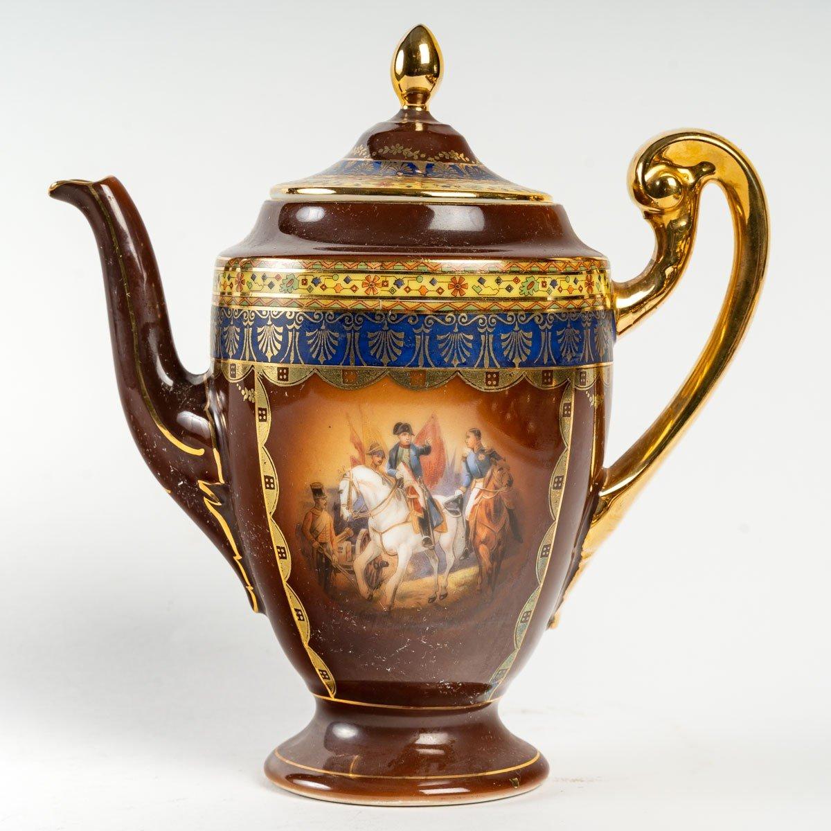 Empire Porcelain Tea Service, 1900 For Sale