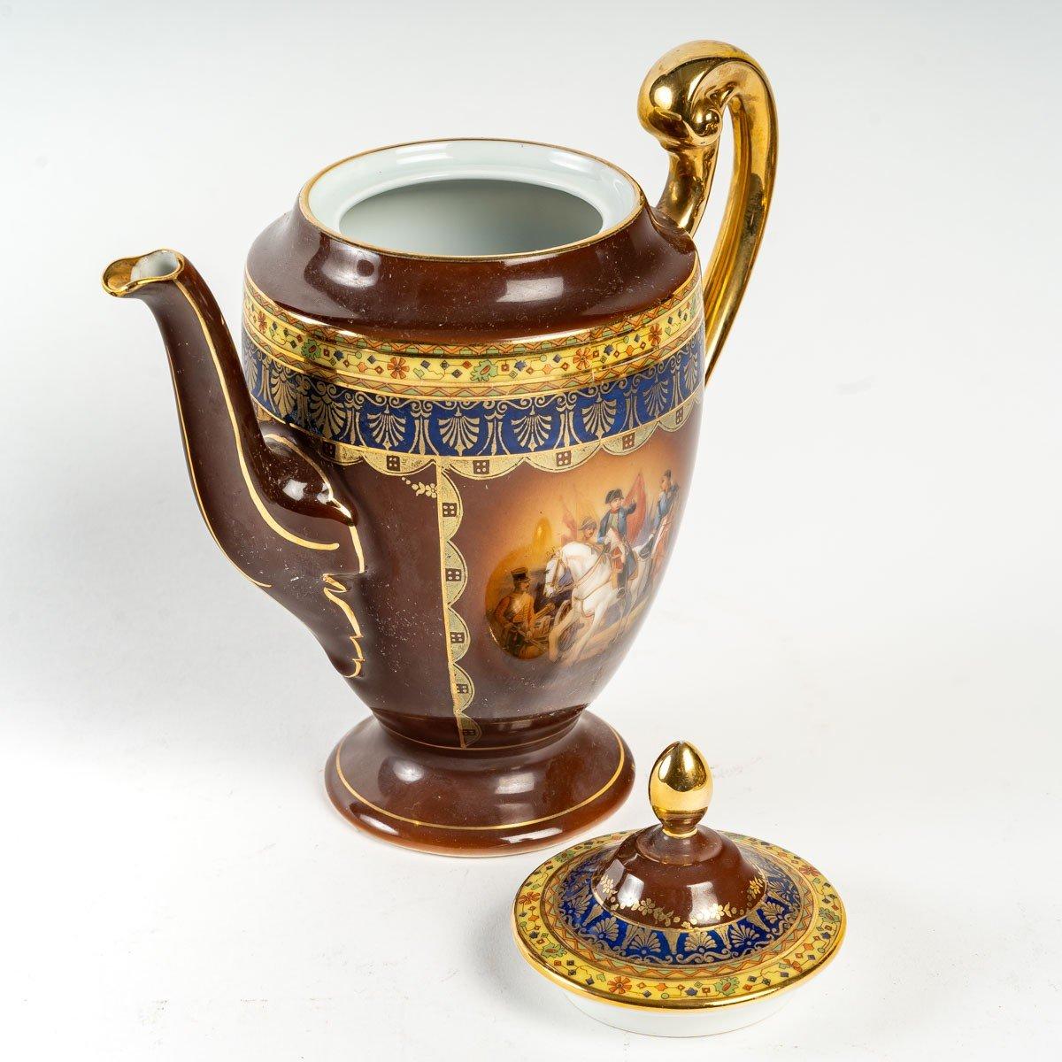 European Porcelain Tea Service, 1900 For Sale