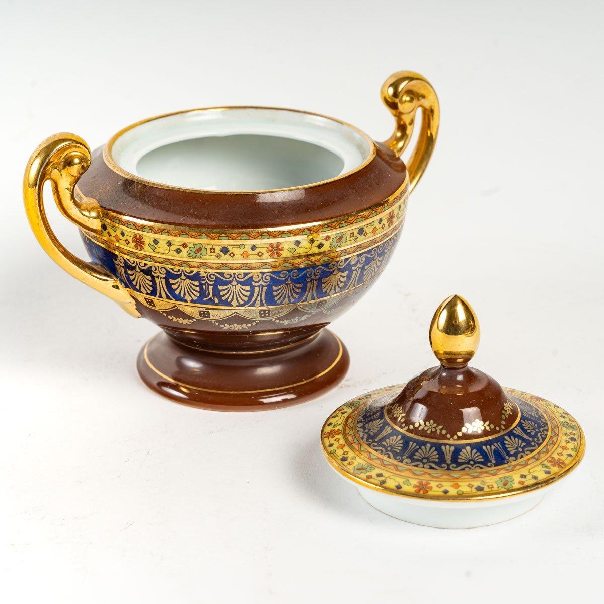 Porcelaine Service à thé en porcelaine, 1900 en vente