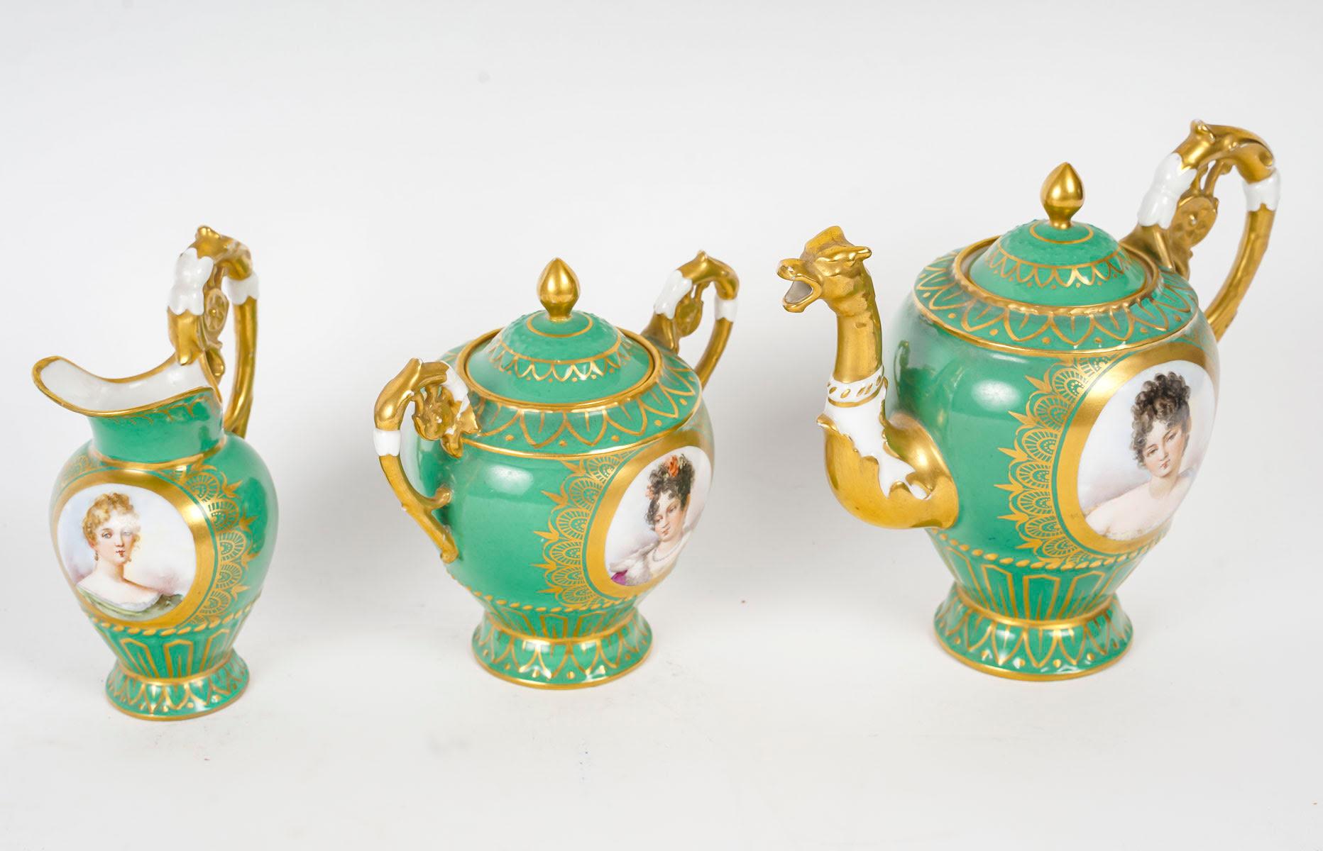 Service à thé du 19ème siècle, style Empire en vente 5