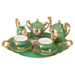 Service à thé du 19ème siècle, style Empire
