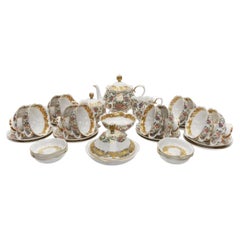 Porcelain Tea Service for 12 People, Russia, by Leningrad Oorcelain factory