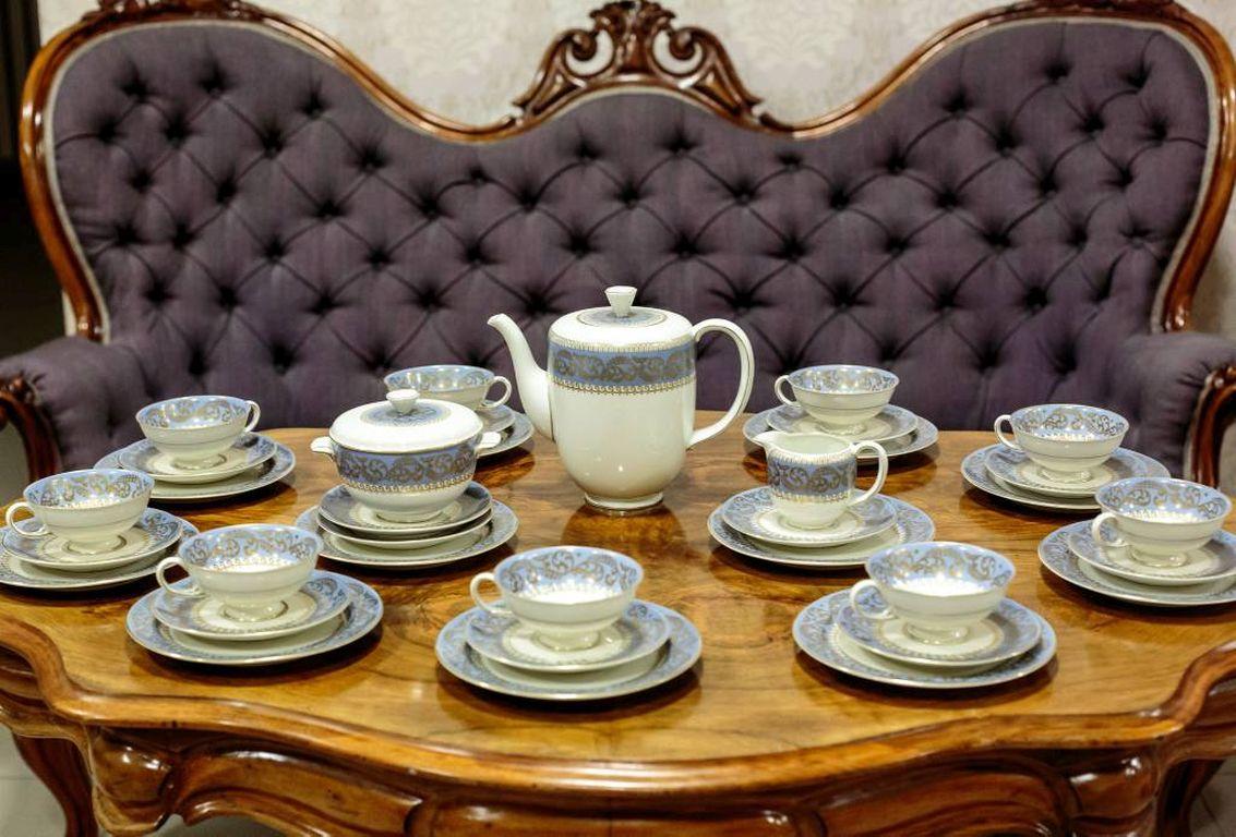 Porcelain Tea Service, Tettau, 1930-1957 In Good Condition For Sale In Opole, PL