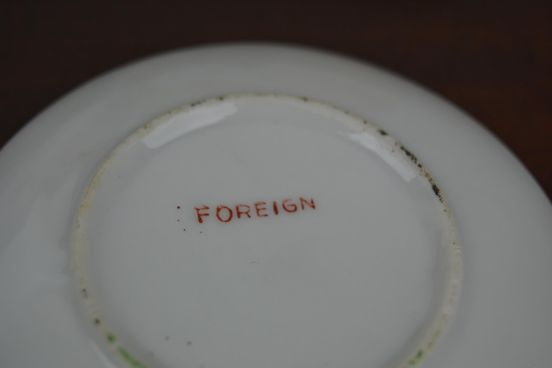 Porcelain Tea Set for Children, Pig Toy Tea Set, Foreign, Made in Japan 8