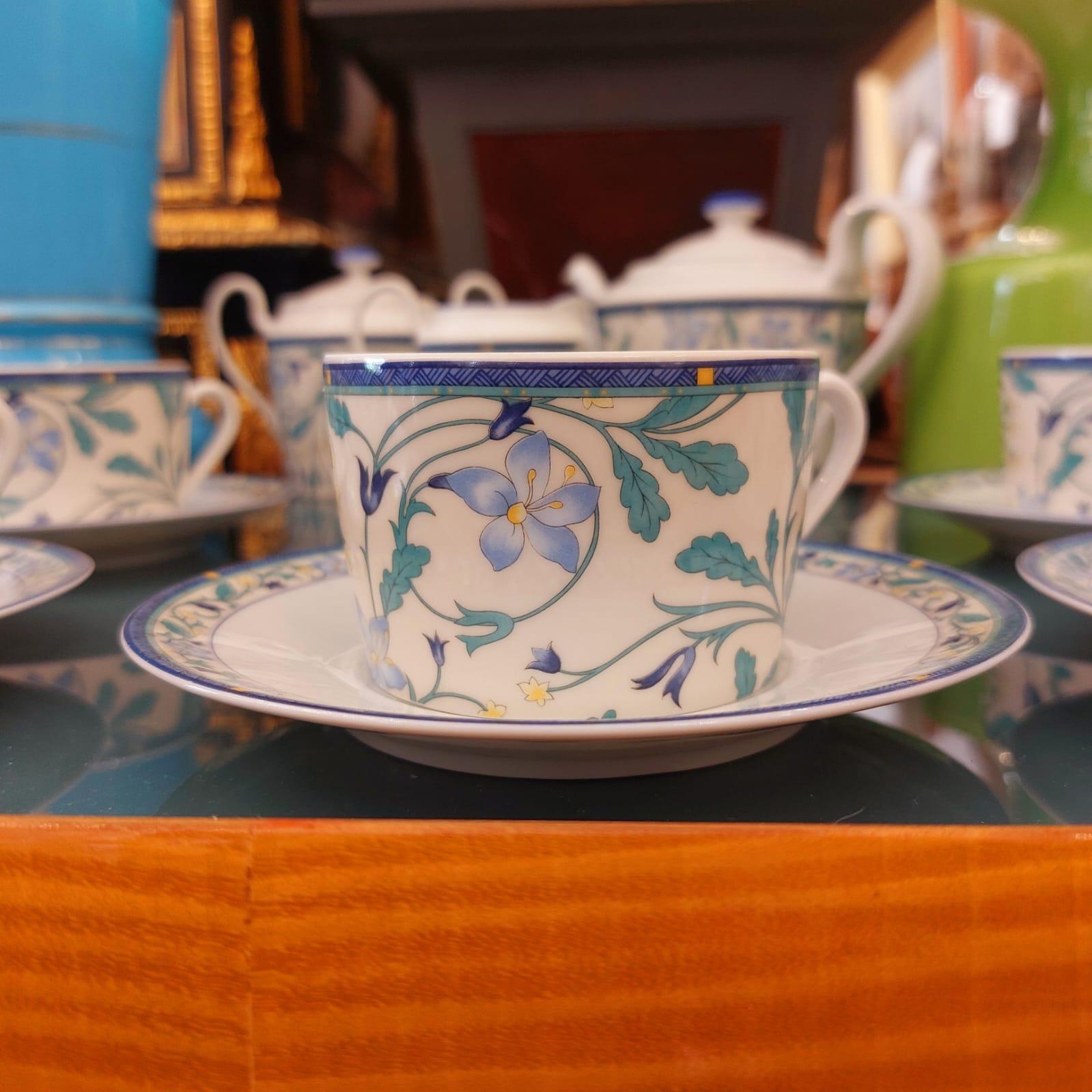 Porzellan Teeservice von Médard de Noblat Limoges Frankreich - Model Isabella im Angebot 1