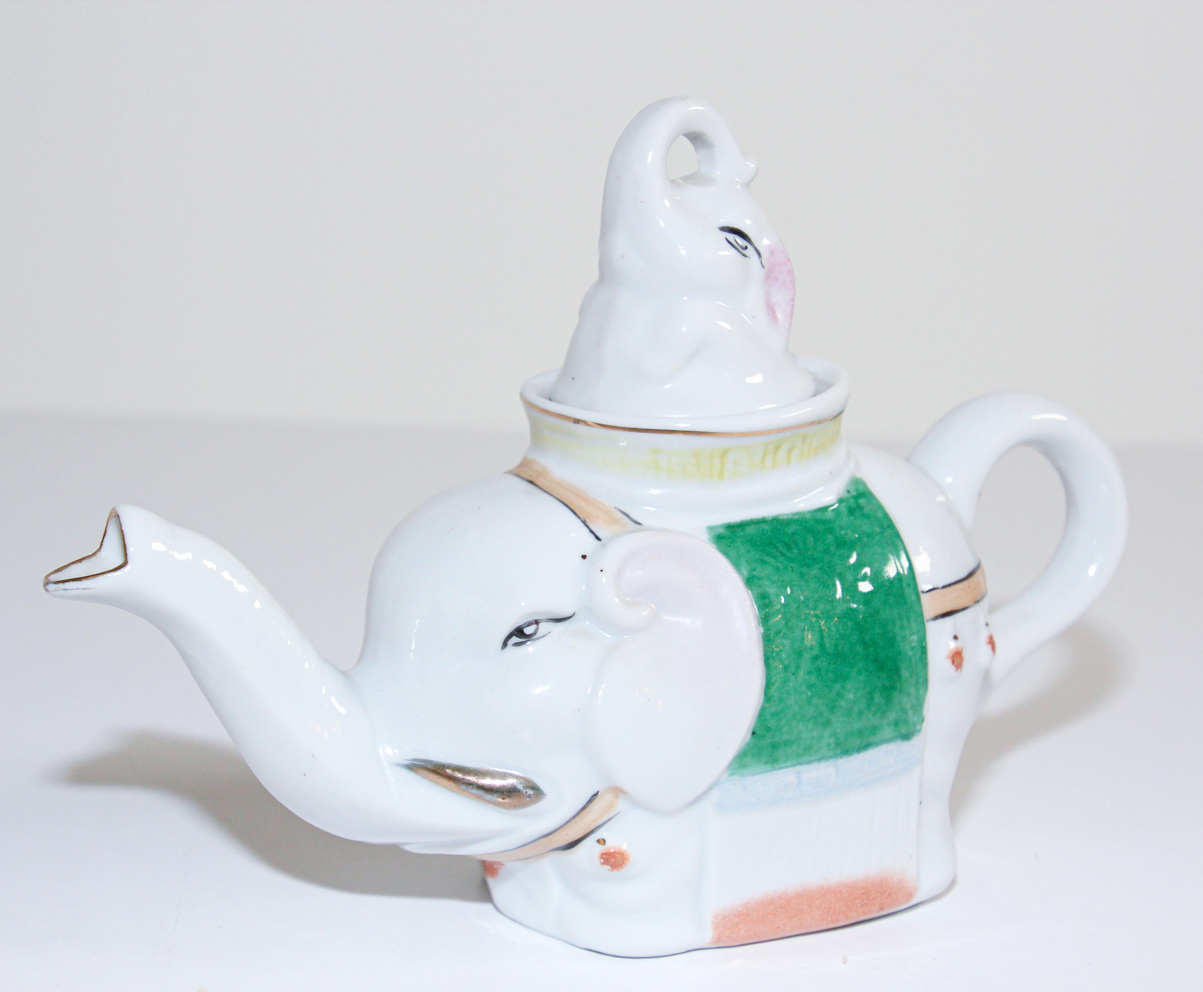 vintage elephant teapot