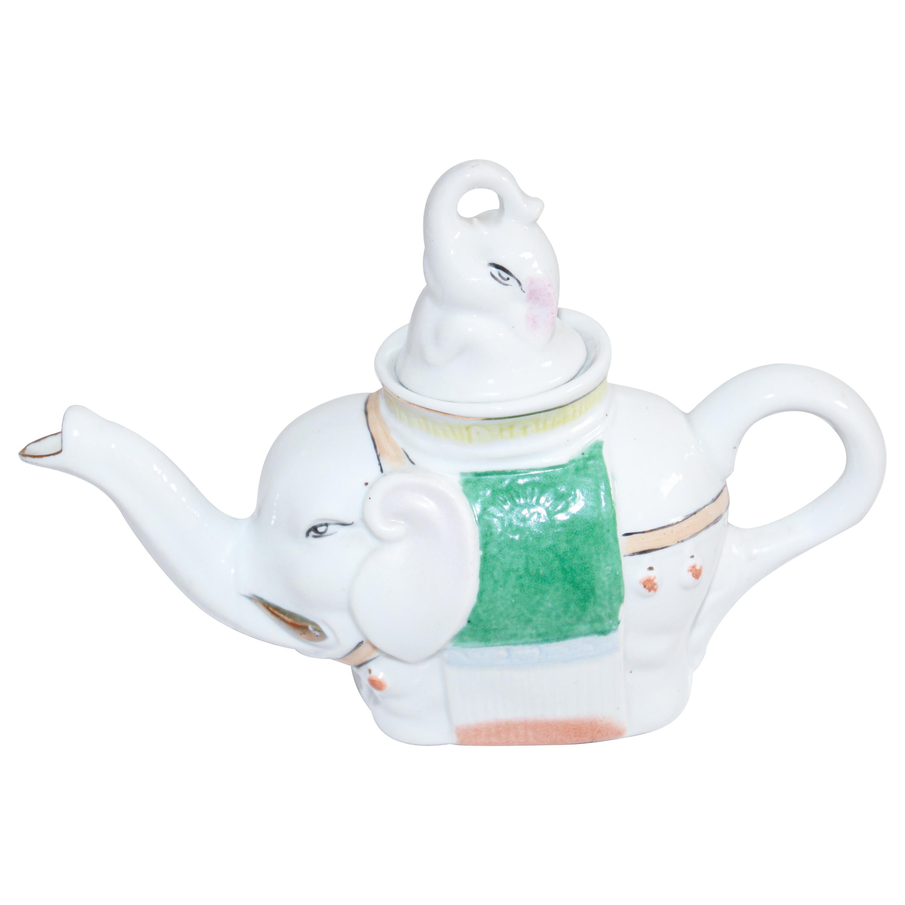 Porcelain Teapot in the Form of an Elephant