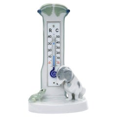 Porcelain Thermometer, Germany by Metzler & Ortloff, Beg. of 20th Century