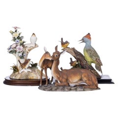 Porcelaine - Trois sculptures - Capodimonte