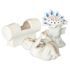 Porcelain - Three toothpick holders - 19th century
