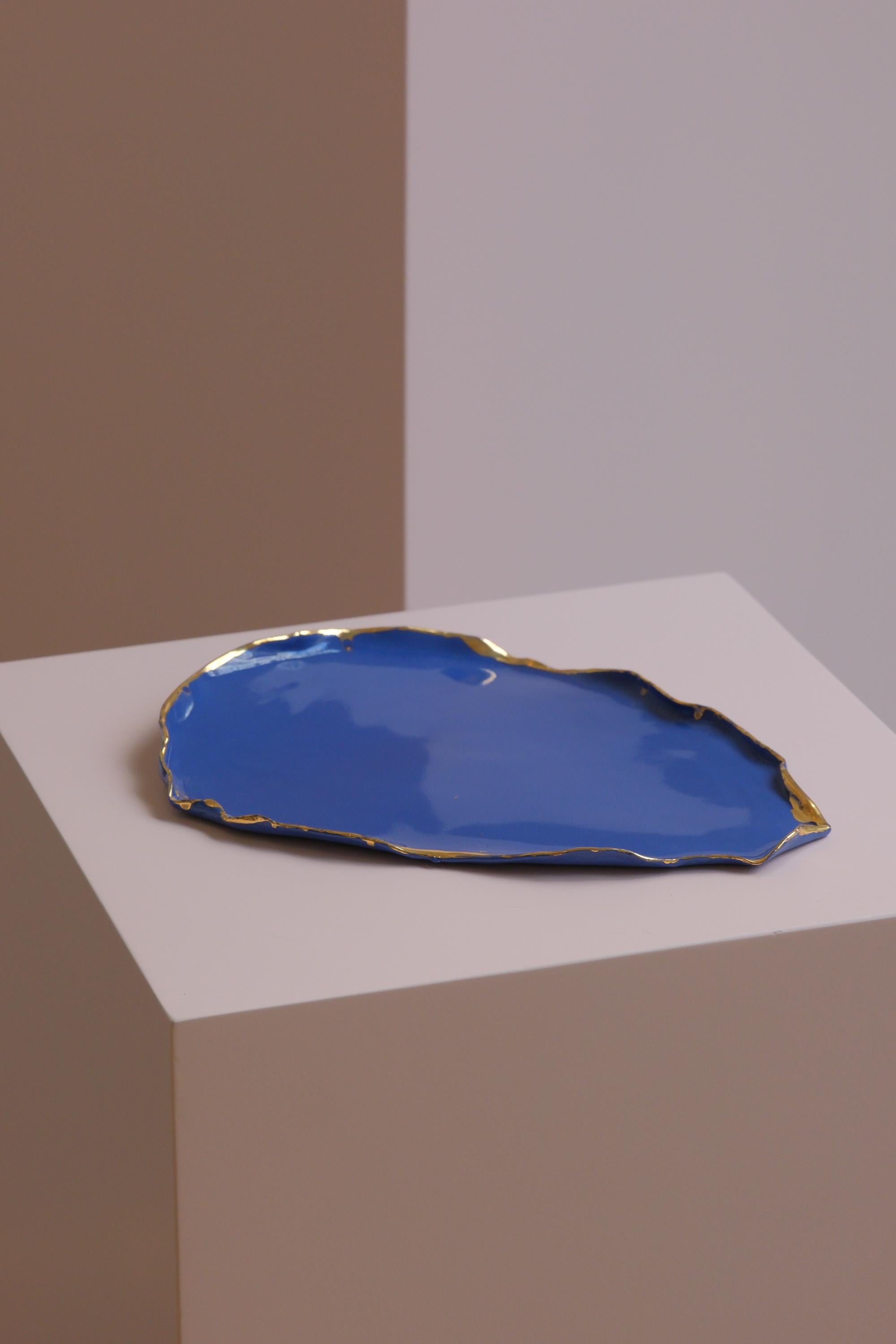 Contemporary Porcelain Tray and Coffee Set by Hania Jneid For Sale