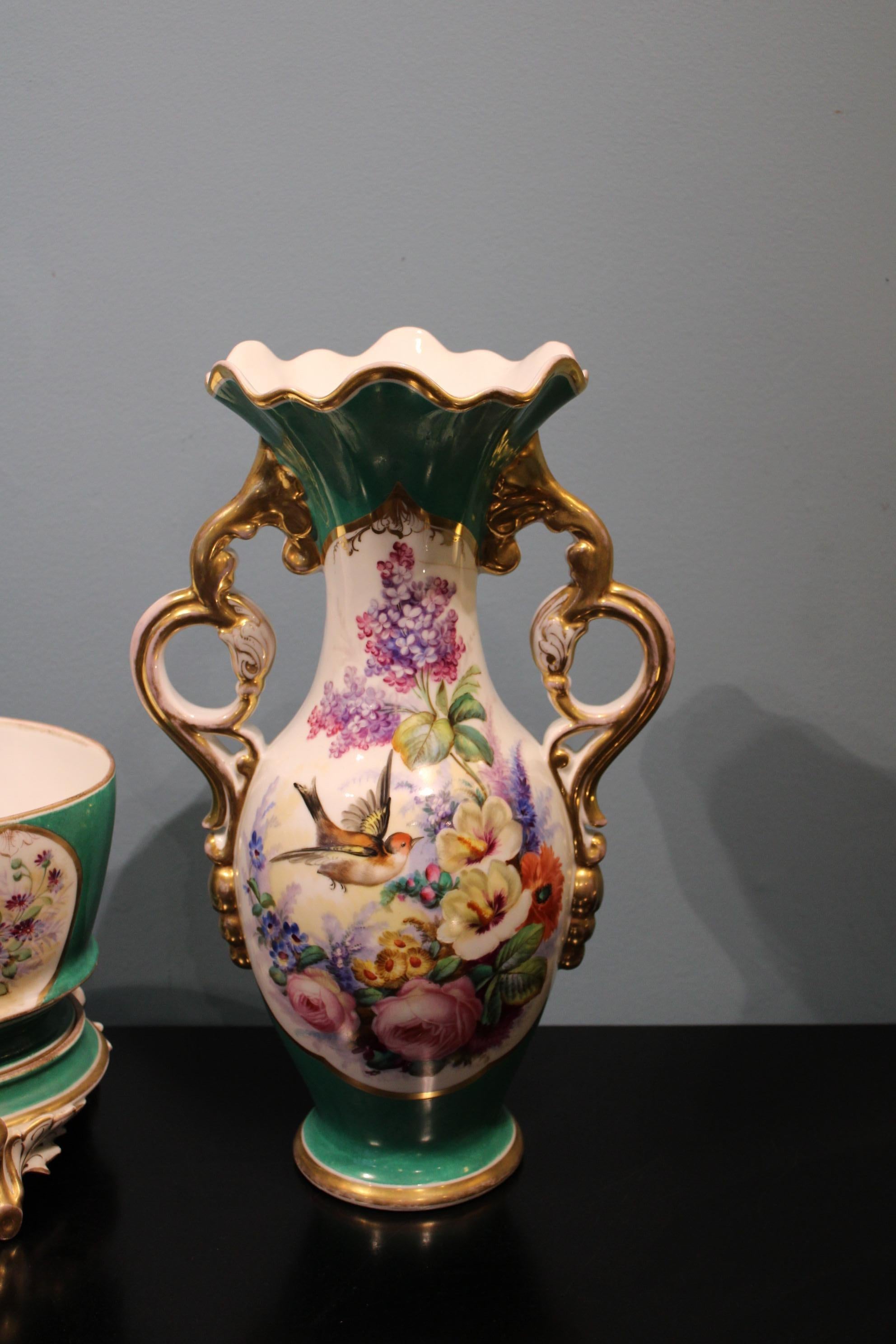 European Porcelain Trim, circa 1900 For Sale