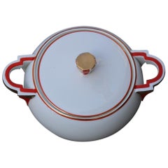 Sopera de porcelana Laveno Verbano Guido Andloviz, 1940