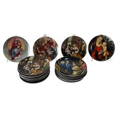 Porcelaine - Lot de vingt assiettes de Noël - Vista Alegre