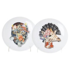 Porcelaine - Deux assiettes Christian Lacroix - Vista Alegre