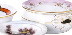 Porcelain - Two spittoons and drainer - Vista Alegre