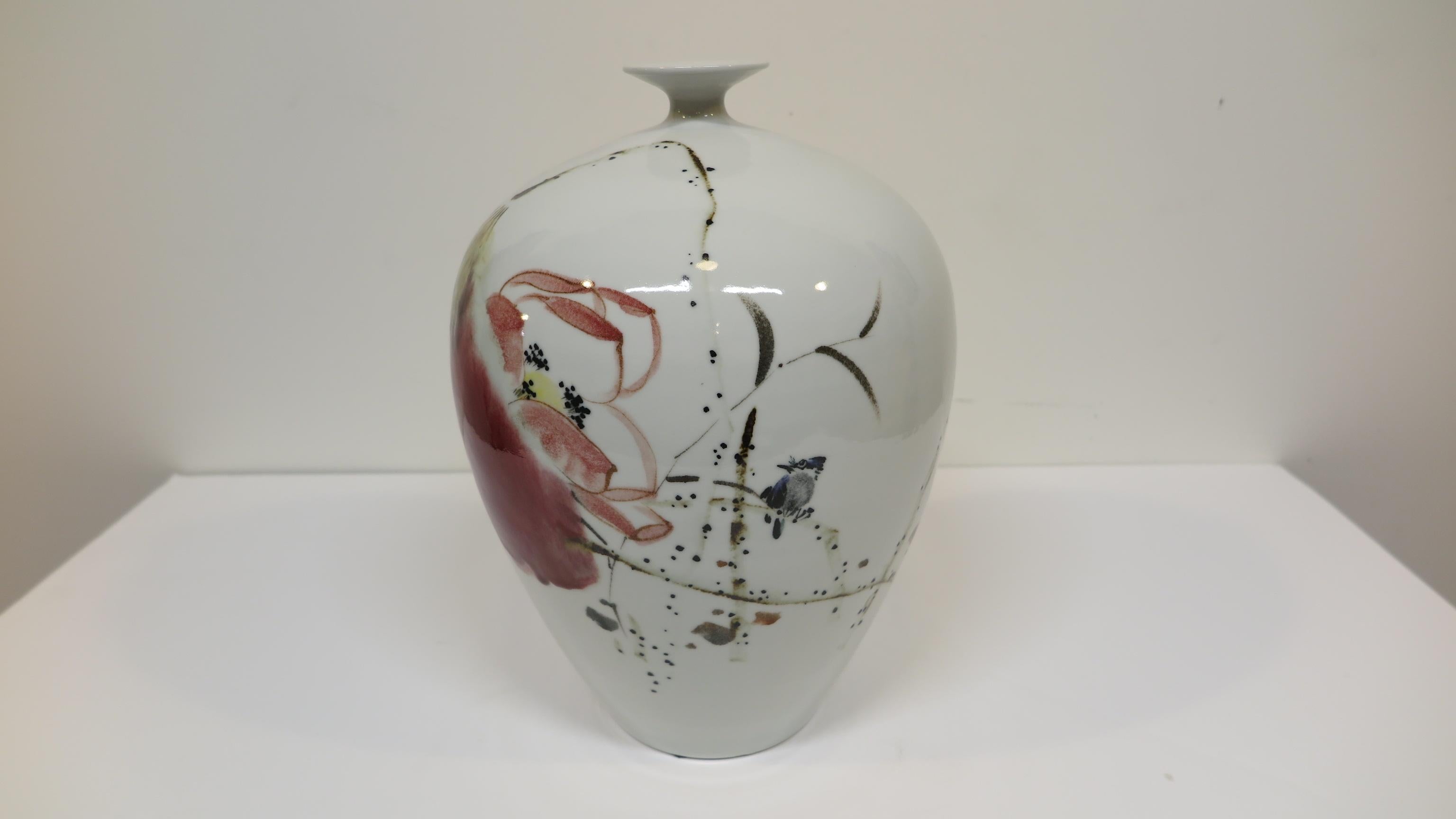 Chinese Porcelain Vase Artisan Porcelain