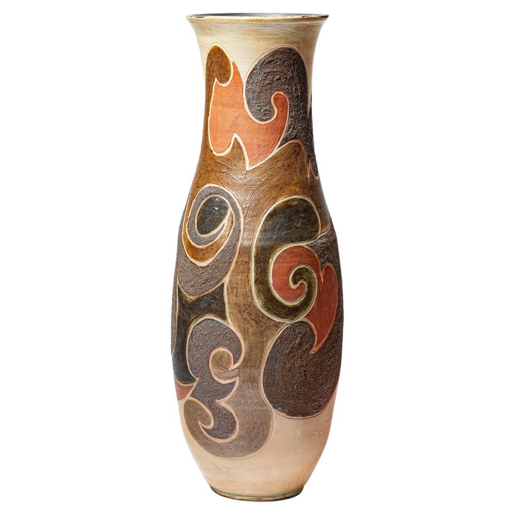 Vaso in porcellana di George Martin, 1970-1980 circa.