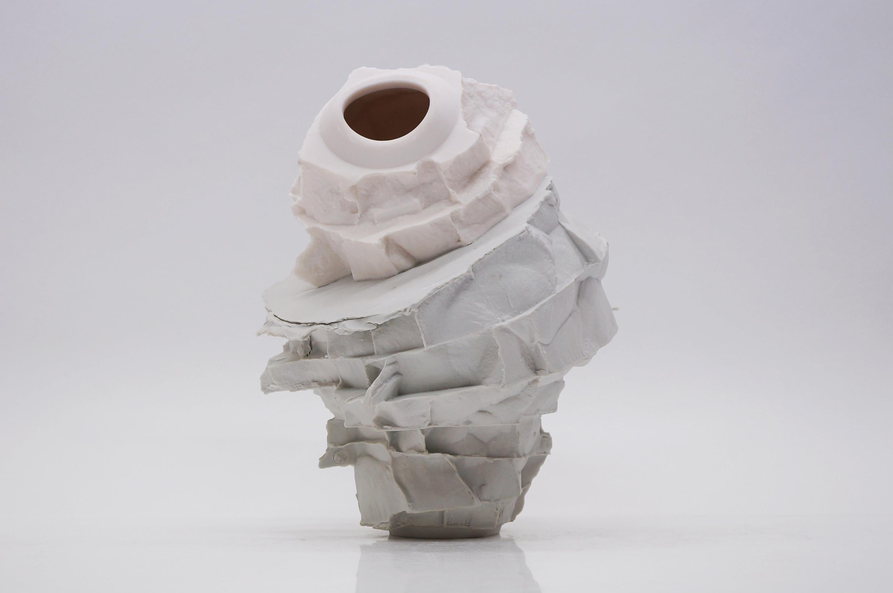 Modern Porcelain Vase by Monika Patuszyńska For Sale
