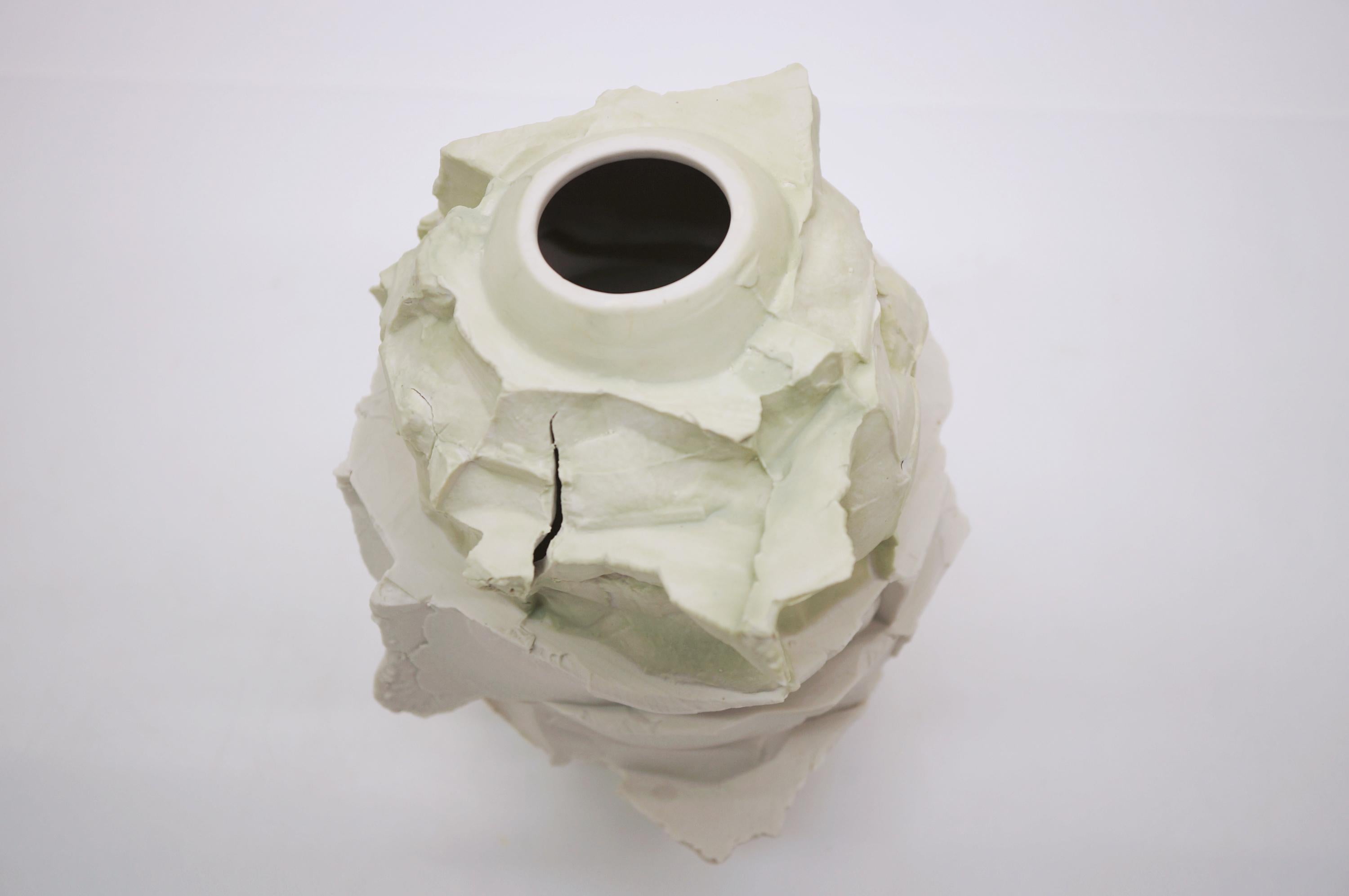 Modern Porcelain Vase by Monika Patuszyńska For Sale