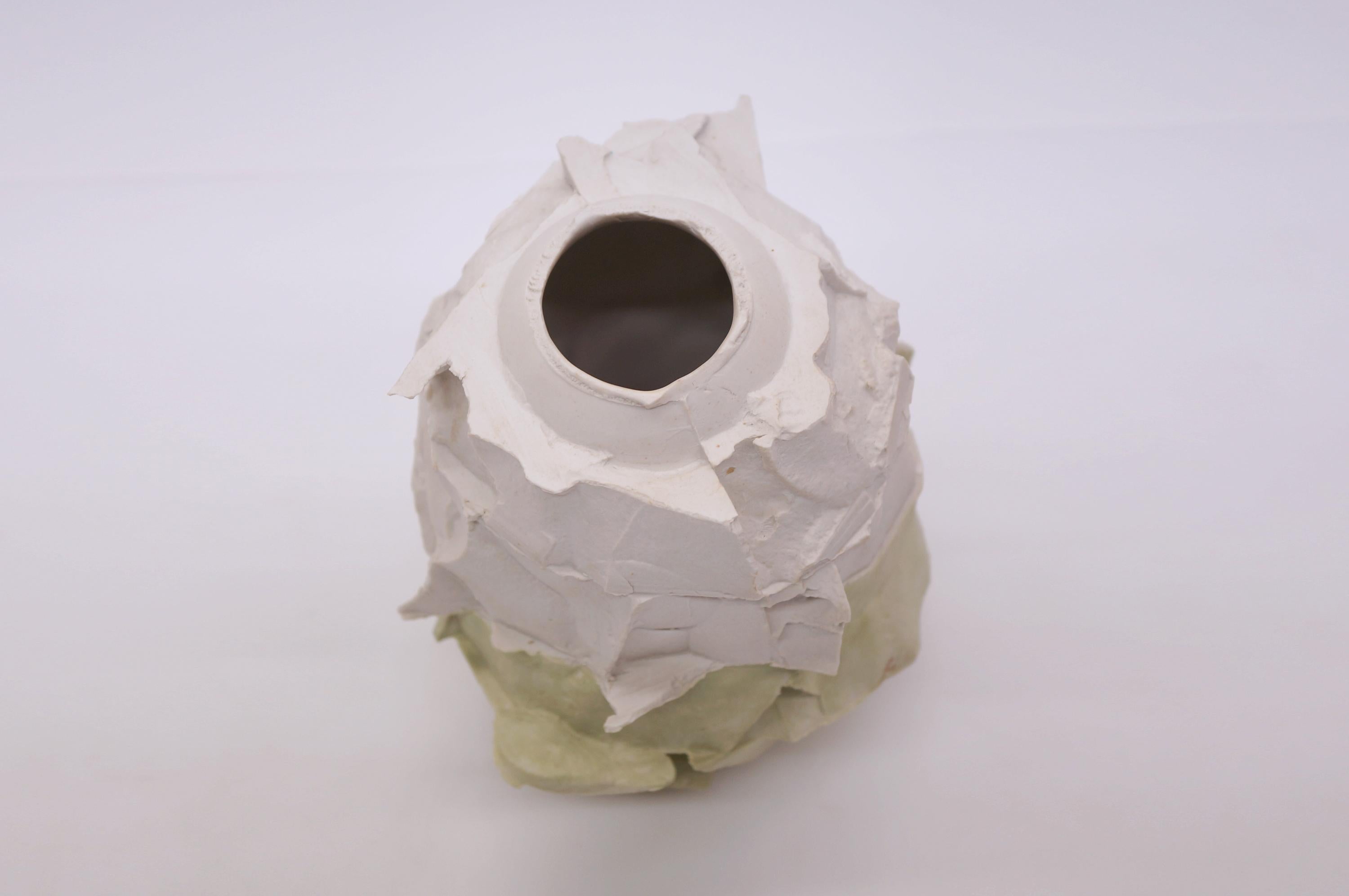 Contemporary Porcelain Vase by Monika Patuszyńska For Sale