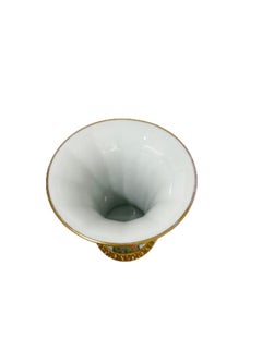 Porcelain Vase by Rosenthal with Leaf, Birds and Chrysanthemum, Germany