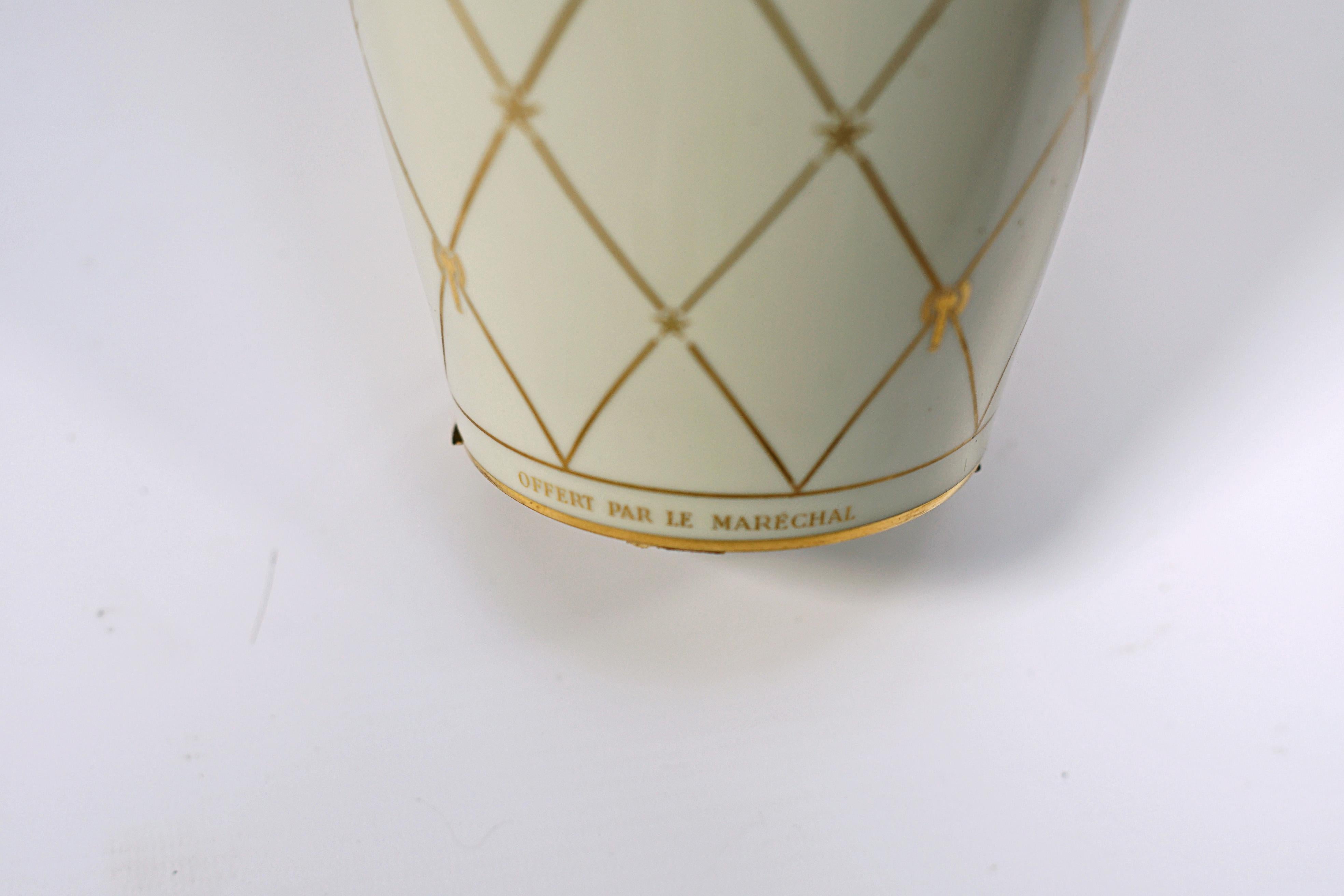 Art Deco Porcelain Vase by Sèvres For Sale
