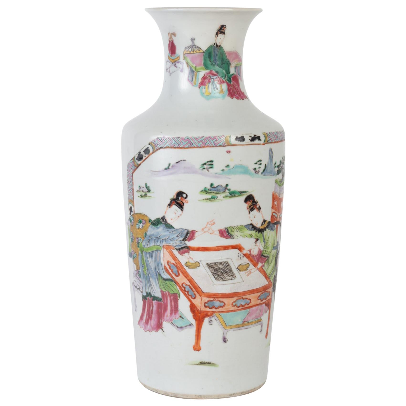 Porcelain Vase, China, 18th Century, Pink Family