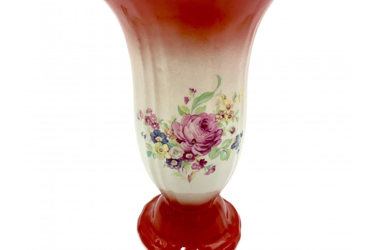 Polish Porcelain Vase, Chodziez, Poland, 1950s For Sale