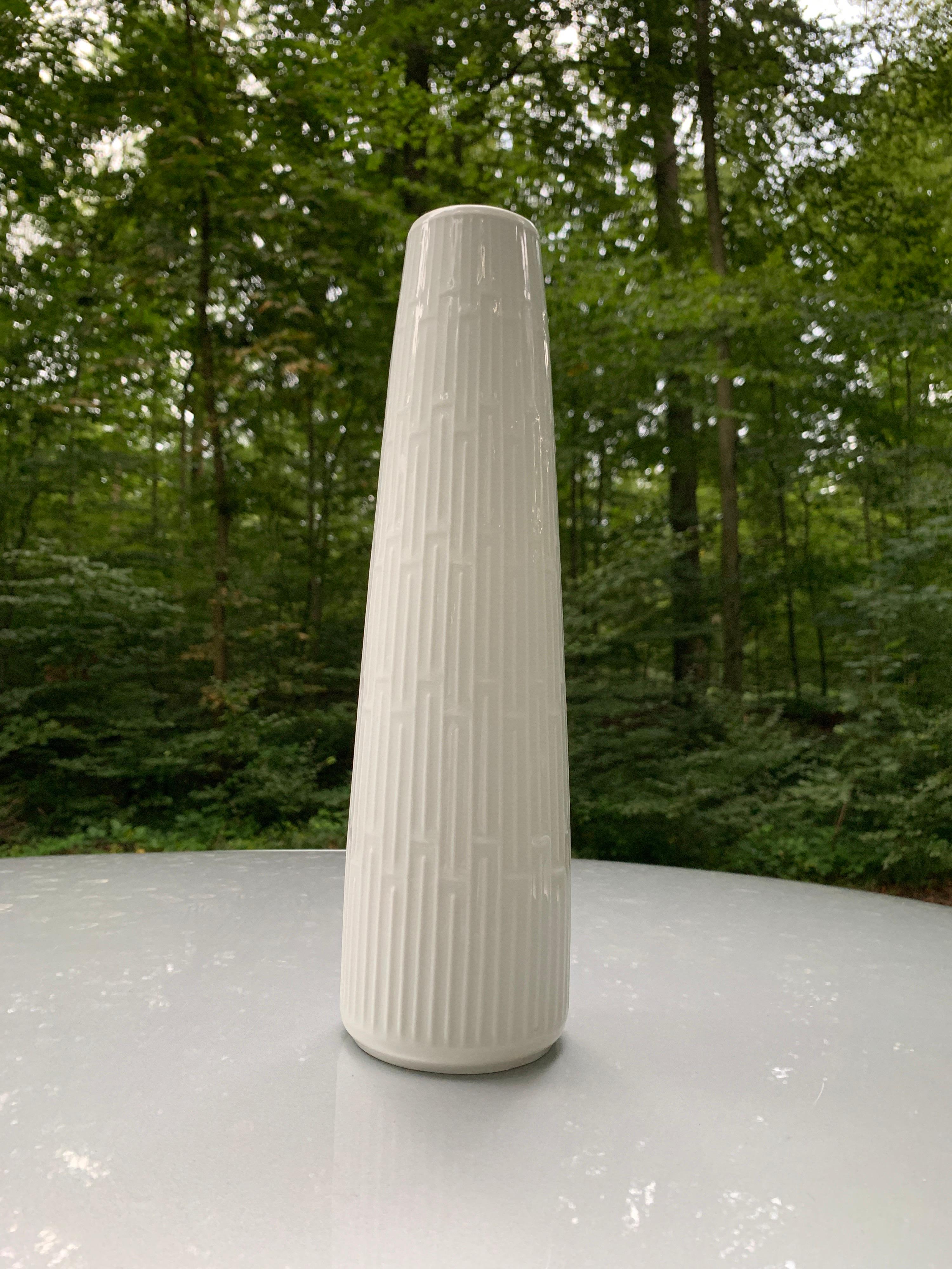 Hand-Crafted Porcelain Vase Designed by Hans Merz for Meissen, 1950