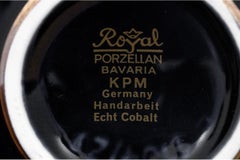 Porcelain Vase, Echt Cobalt Blue, Germany, KPM Bavaria